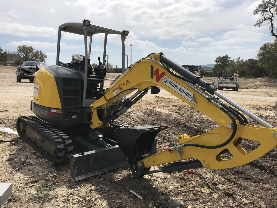 2020 Wacker Neuson EZ36 MX,TRK,LONG,CANOPY w/QC Coupler, 12"/18"/24" HD Buckets