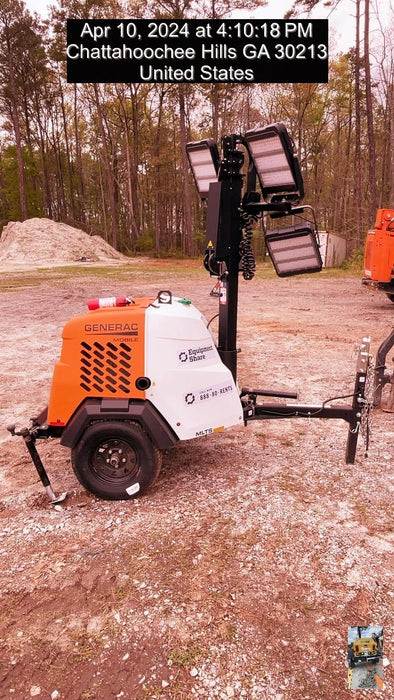 2024 Generac MLT2 Diesel, Flex Switch 120V Input, Powerzone Controller, 
(4) 320W LED Lights, 4kW Generator, 39.9 Gal Fuel Tank, 2" Ball, T3