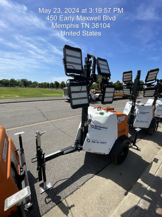 2024 Generac MLT2 Diesel, Flex Switch 120V Input, Powerzone Controller, 
(4) 320W LED Lights, 4kW Generator, 39.9 Gal Fuel Tank, 2" Ball, T3