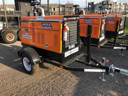 2021 Lincoln Electric Vantage 549X Ready Pak 3, ORANGE (includes trailer, cable rack, fender light kit)