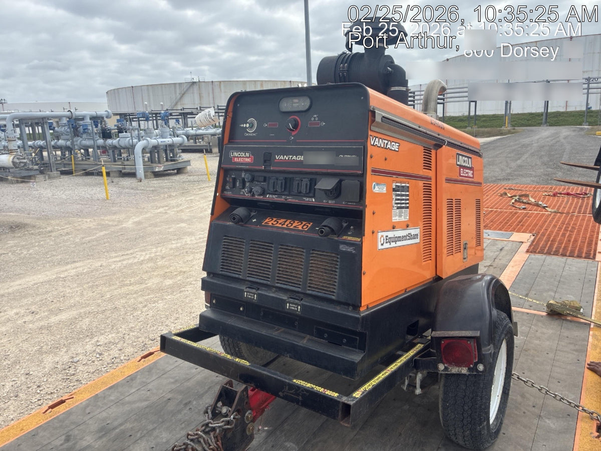 2022 Lincoln Electric Vantage 549X Crosslink Technology, Trailer Mounted, ES Decals, T3