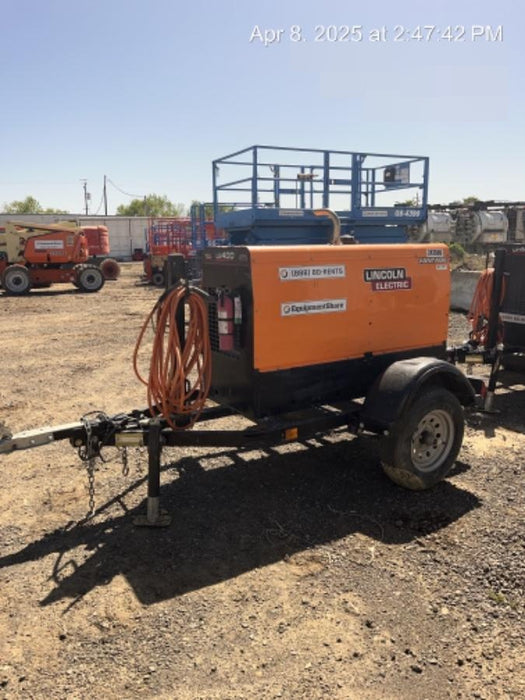 2022 Lincoln Electric LE400 Kubota V1505, Trlr, Cable Rack, Light Kit, ES Decals, T3