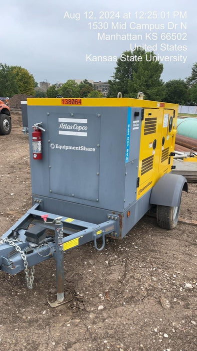 2021 ATLAS COPCO PAS 100 HF CS Enclosed