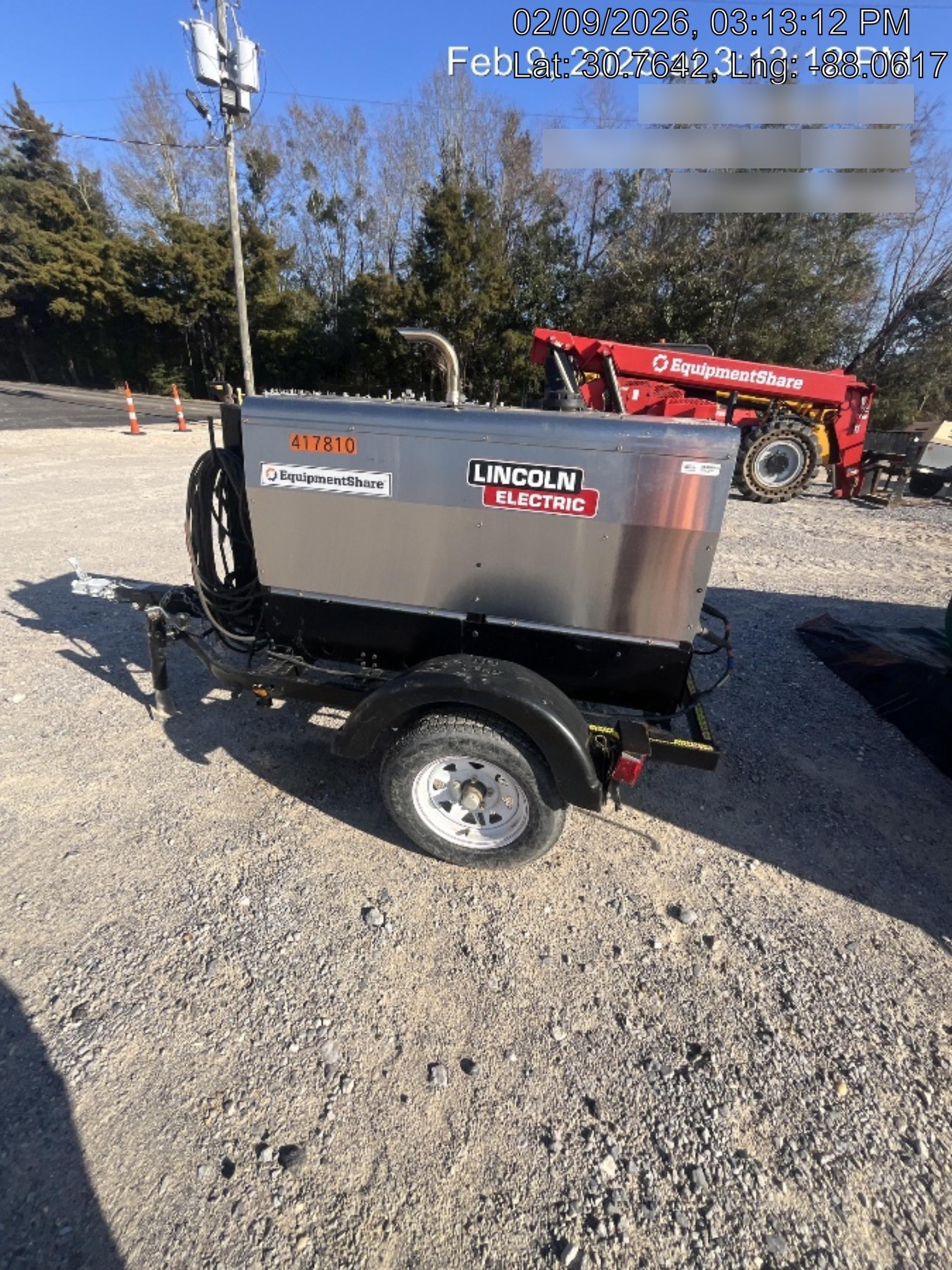 2024 Lincoln Electric LE400 Kubota V1505, Trlr, Cable Rack, Light Kit, ES Decals, T3