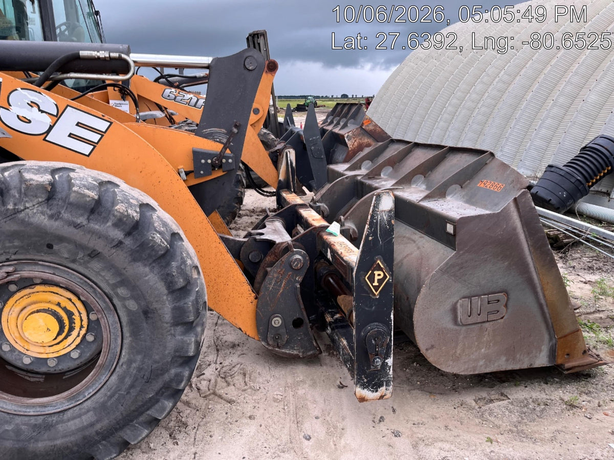 2018 Case 721G CLOSED CAB, 1 FUNCTION, JRB 416 STYLE HYD COUPLER