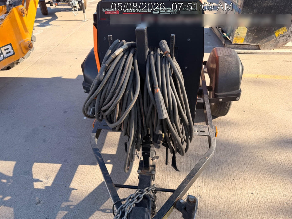 2021 Lincoln Electric Vantage 322 Vantage 322 Ready Pak 3 w/ Decals, ORANGE (includes trailer, cable rack, fender light kit) NO Telematics