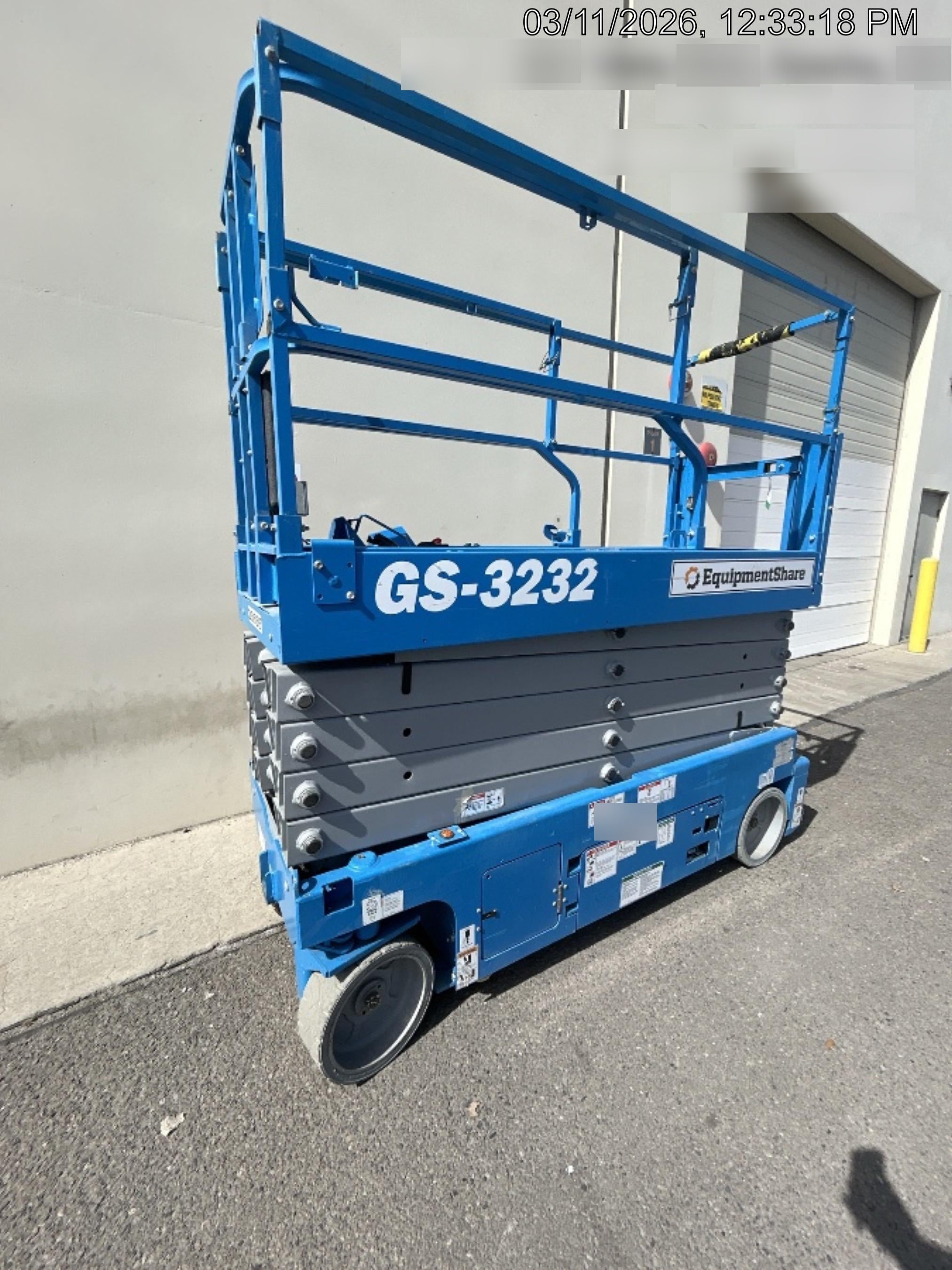 2019 Genie GS-3232 Standard Options