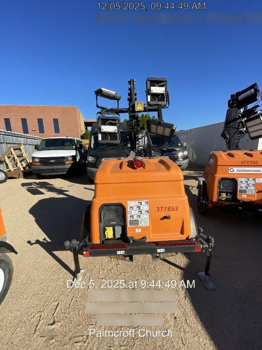 2023 Generac MLT2 Diesel, Flex Switch 120V Input, Powerzone Controller, 
(4) 320W LED Lights, 4kW Generator, 39.9 Gal Fuel Tank, 2" Ball, T3