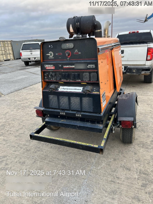2021 Lincoln Electric Vantage 549X Ready Pak 3, ORANGE (includes trailer, cable rack, fender light kit)