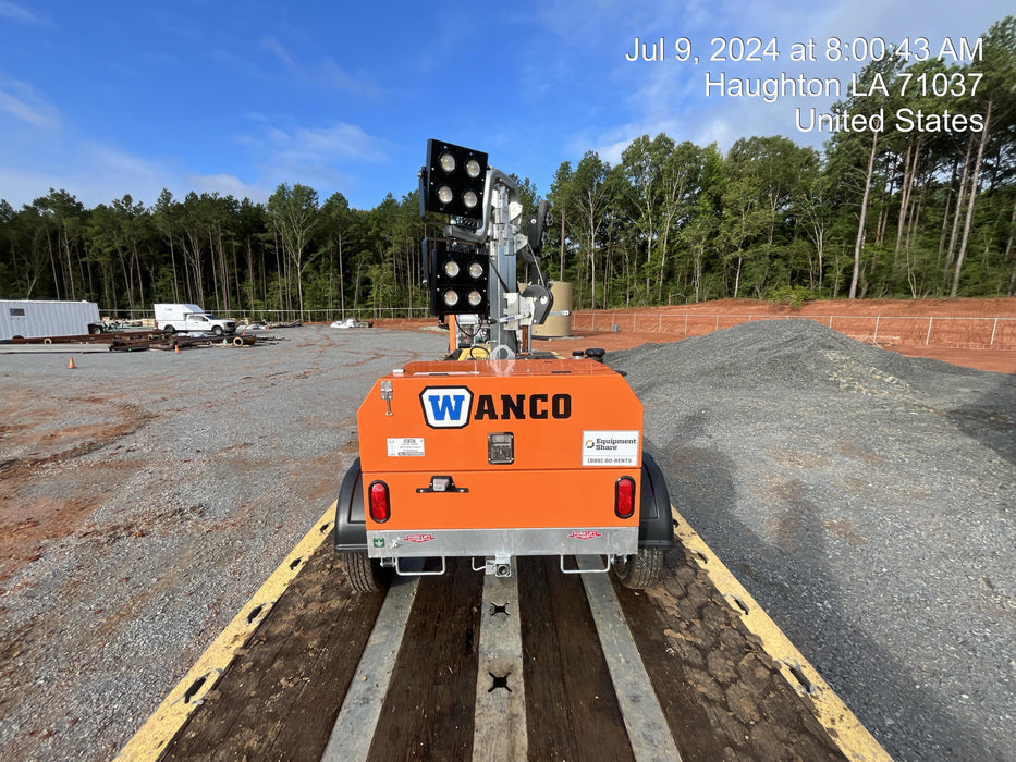 2024 Wanco WLTT-4MM4K Diesel, Deep Sea Controller, Shore Power Plug, Auto Start, (4) 350W LED Floodlights, 4kW Generator, 60 Gal Fuel Tank, 2" Ball, T3