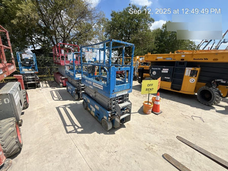 2020 Genie GS-1930 Solid Non Marking Tires, Beacon, Folding rails with half height swing gate