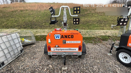 2024 Wanco WLTT-4MM4K Diesel, Deep Sea Controller, Shore Power Plug, Auto Start, (4) 350W LED Floodlights, 4kW Generator, 60 Gal Fuel Tank, 2" Ball, T3