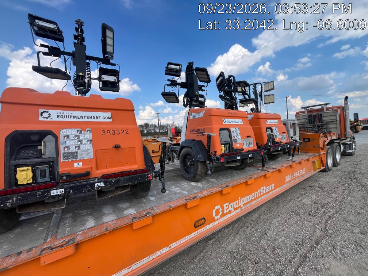 2024 Generac MLT2 Diesel, Flex Switch 120V Input, Powerzone Controller, 
(4) 320W LED Lights, 4kW Generator, 39.9 Gal Fuel Tank, 2" Ball, T3