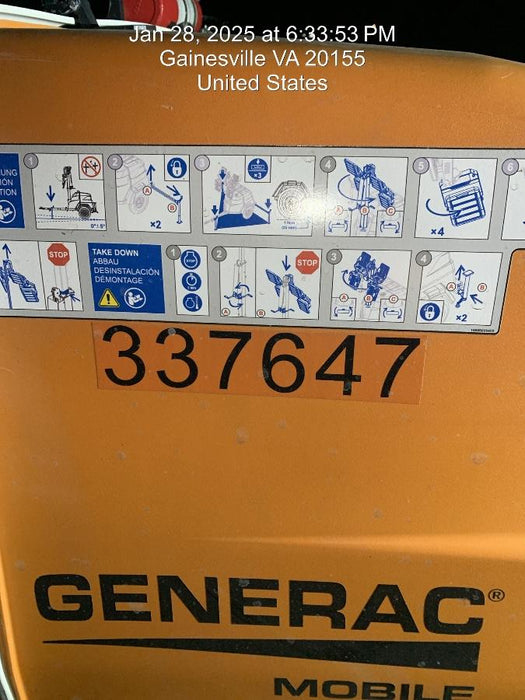 2023 Generac MLT2 Diesel, Flex Switch 120V Input, Powerzone Controller, (4) 320W LED Lights, 4kW Generator, 39.9 Gal Fuel Tank, 2" Ball, T3