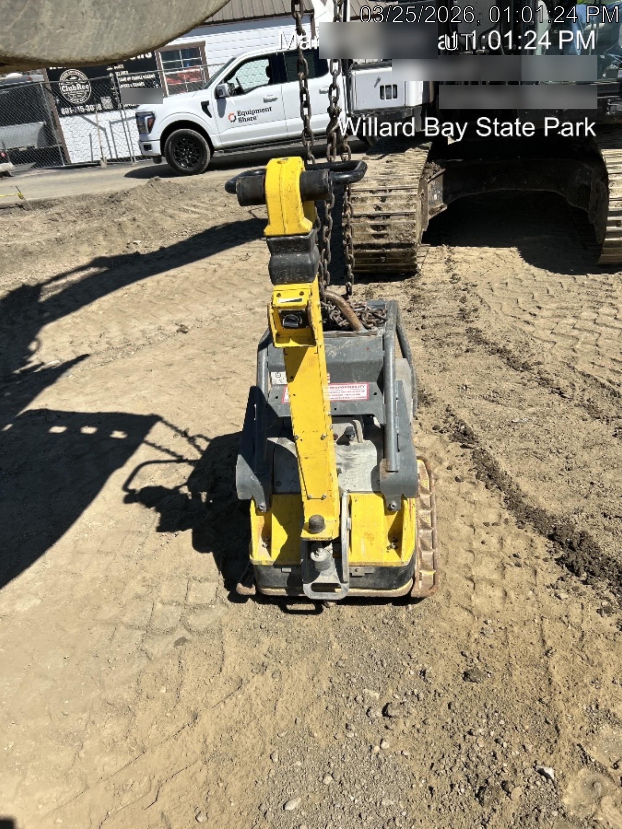 2024 Wacker Neuson DPU6555Heh Hatz Diesel, Reversible Plate Compactor, electric start