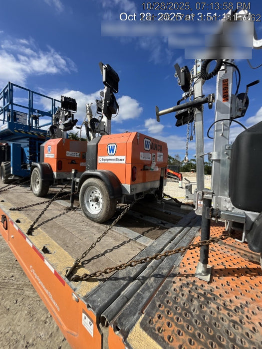 2023 Wanco WLTT-4MM4K Diesel, Deep Sea Controller, Shore Power Plug, Auto Start, (4) 350W LED Floodlights, 4kW Generator, 60 Gal Fuel Tank, 2" Ball, T3