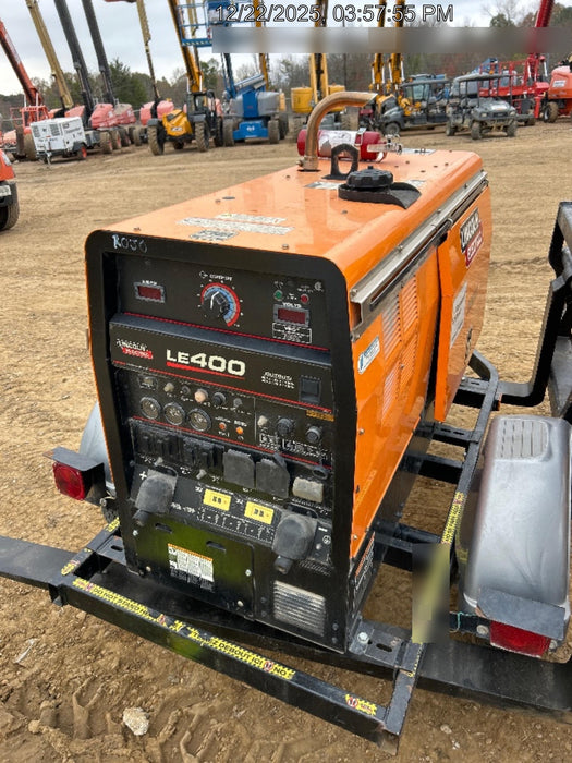 2022 Lincoln Electric LE400 Kubota V1505, Trlr, Cable Rack, Light Kit, ES Decals, T3