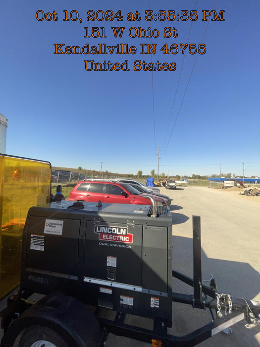 2024 Lincoln Electric Dual Maverick 200/200X Ready Pak 3, Includes Trailer, Cable Rack, Fender Light Kit K4382-1-RP3