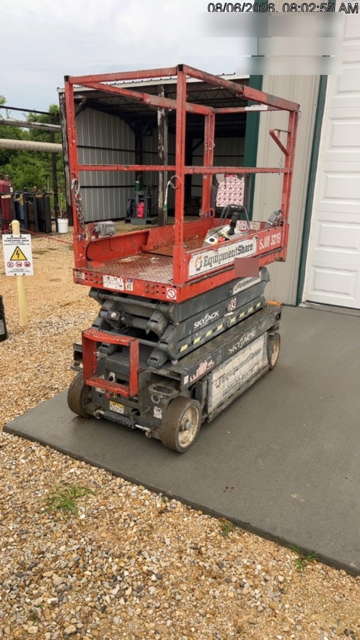 2019 Skyjack SJIII-3219 Standard Options, Trojan Batteries