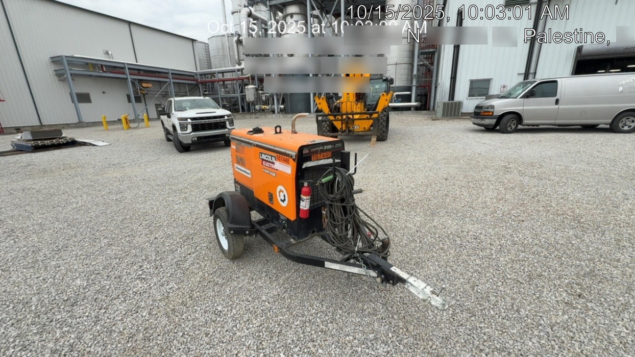 2021 Lincoln Electric Vantage 322 Vantage 322 Ready Pak 3 w/ Decals, ORANGE (includes trailer, cable rack, fender light kit) NO Telematics