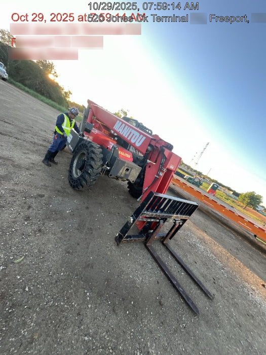2018 Manitou MTA8044 MTA 8044 - 74 HP T4, Canopy, Worklights/Strobe, Beacon, 66" Carriage, 48" Forks, Solid Tires, Lift Hook, Aux Hydraulics
