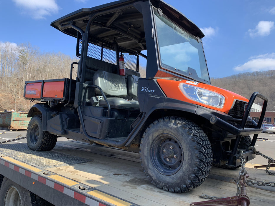 2019 Kubota RTV-X1140W-H 4wd Utility Cart, LED Strobe, Windshield Tempered Glass, Plastic Canopy, Wire Harness Kit, Backup Alarm