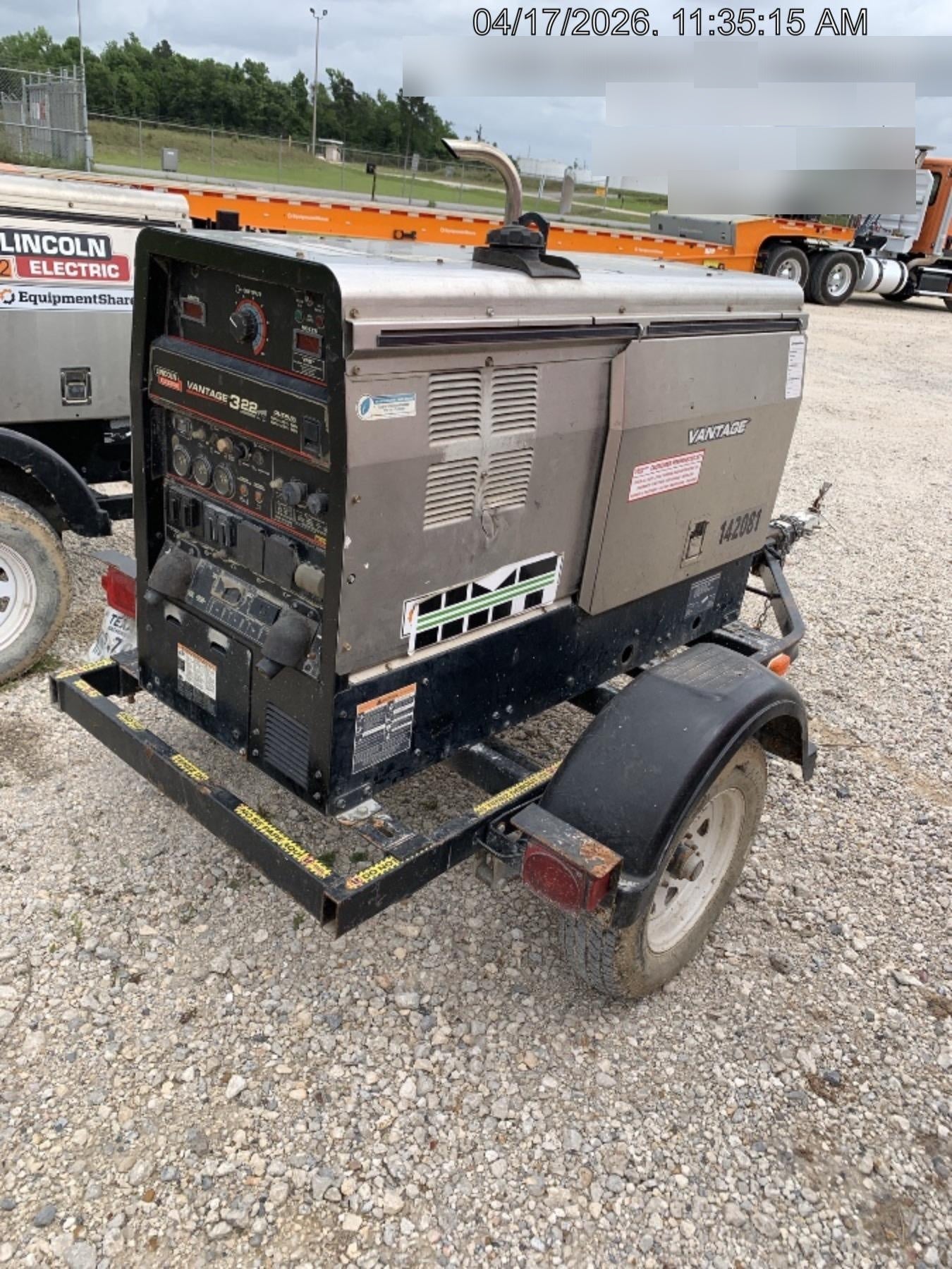 2021 Lincoln Electric Vantage 322 Ready Pak 3