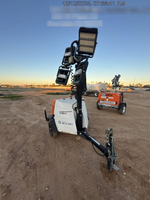 2024 Generac MLT2 Diesel, Flex Switch 120V Input, Powerzone Controller, 
(4) 320W LED Lights, 4kW Generator, 39.9 Gal Fuel Tank, 2" Ball, T3