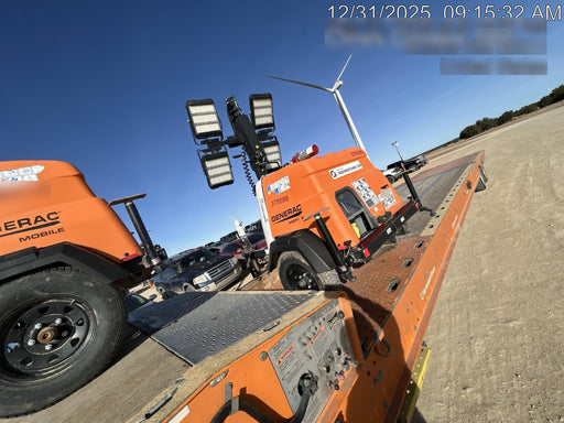 2023 Generac MLT2 Diesel, Flex Switch 120V Input, Powerzone Controller, 
(4) 320W LED Lights, 4kW Generator, 39.9 Gal Fuel Tank, 2" Ball, T3