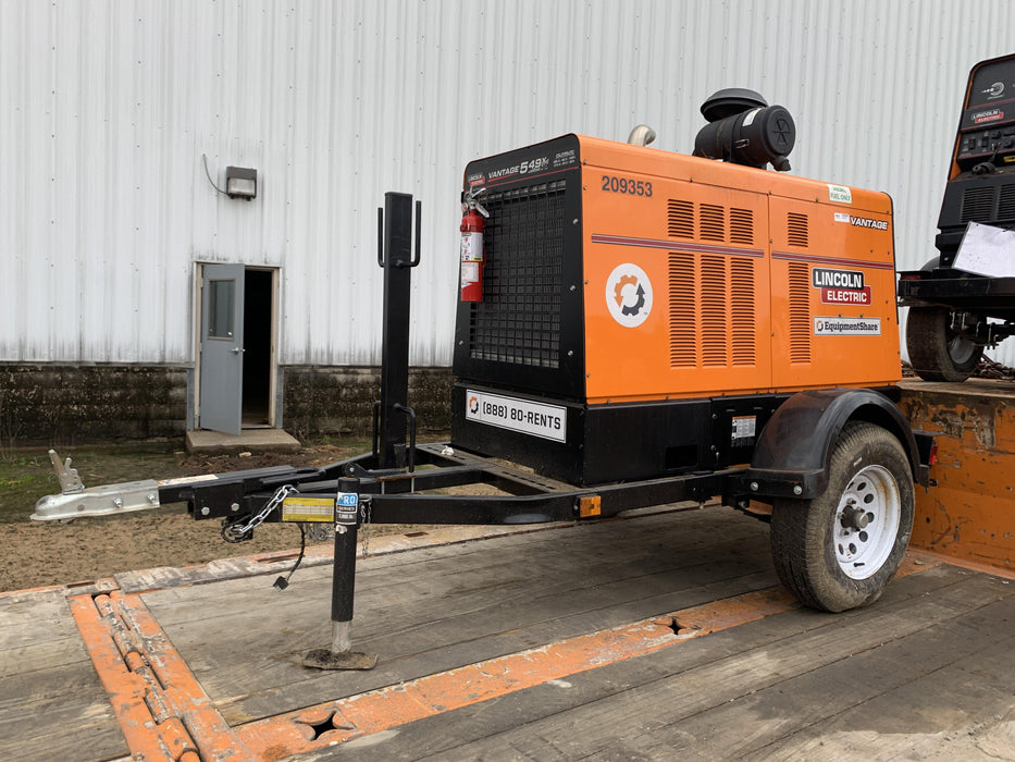 2022 Lincoln Electric Vantage 549X Crosslink Technology, Trailer Mounted, ES Decals, T3