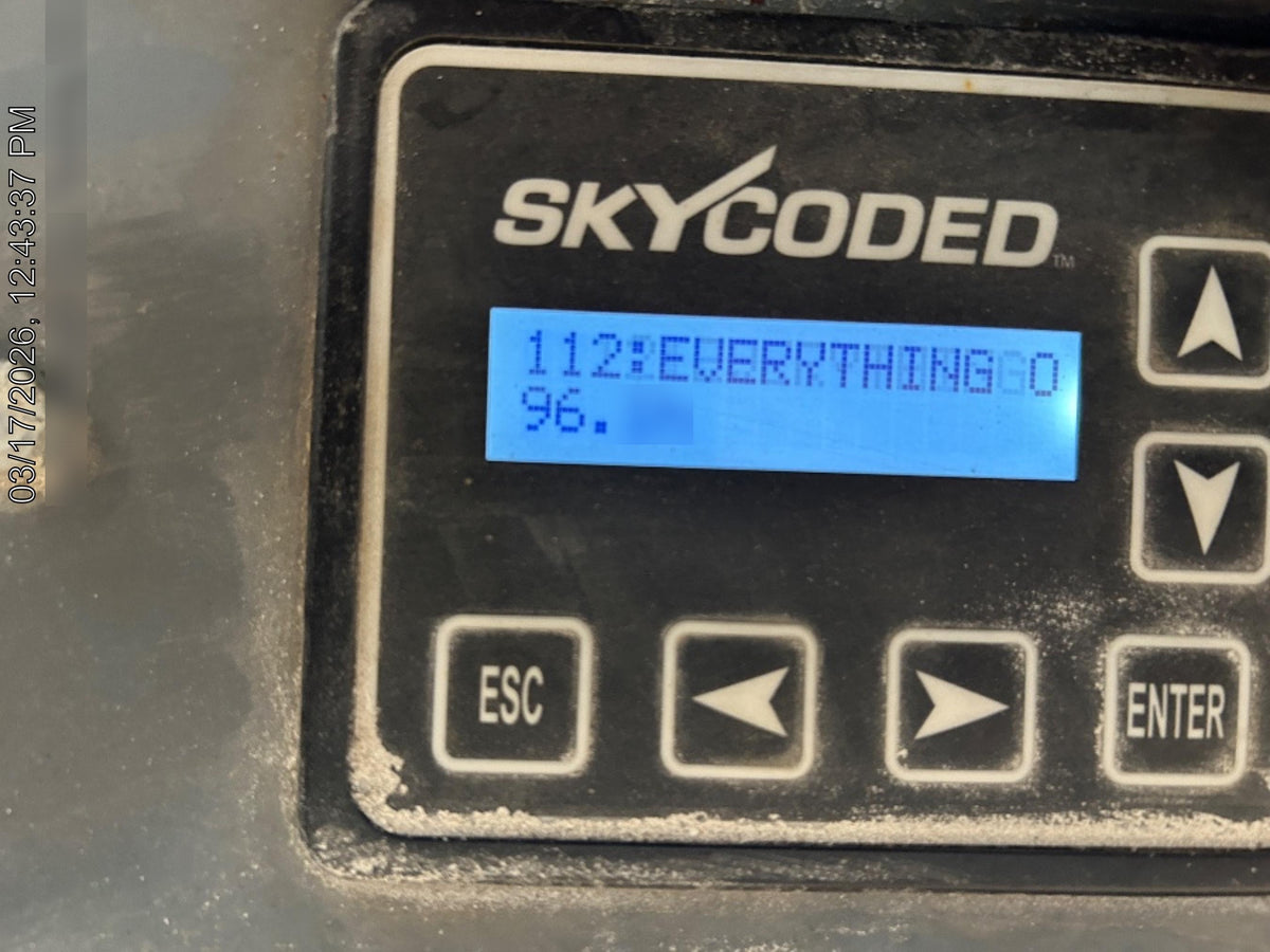 2020 Skyjack SJIII-3219 Solid NM Tires, Half height spring hinged entry gate, Dual Beacons, 800W Inverter