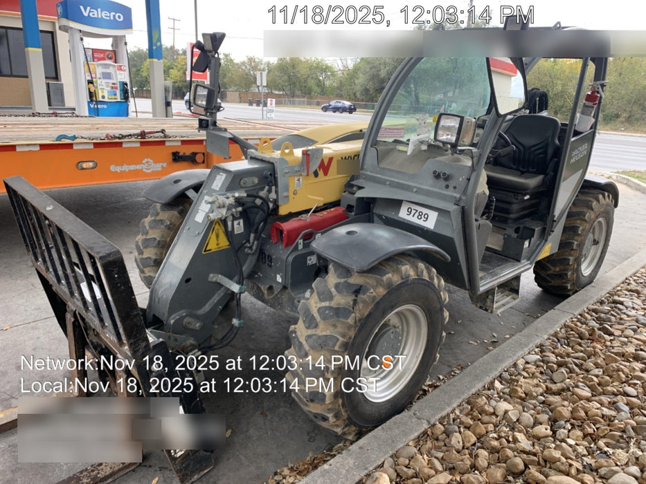 2018 Wacker Neuson TH627 Wacker Neuson TH627 Telehandler w/Canopy, Solid Tires, 48" Carriage and Forks
