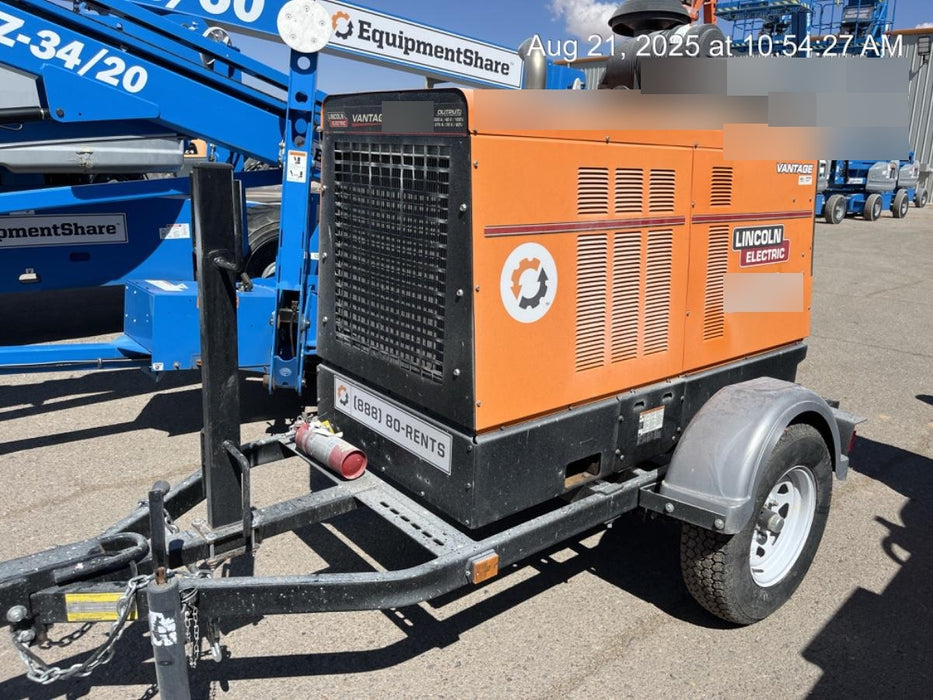 2023 Lincoln Electric Vantage 549X Crosslink Technology, Trailer Mounted, ES Decals, T3