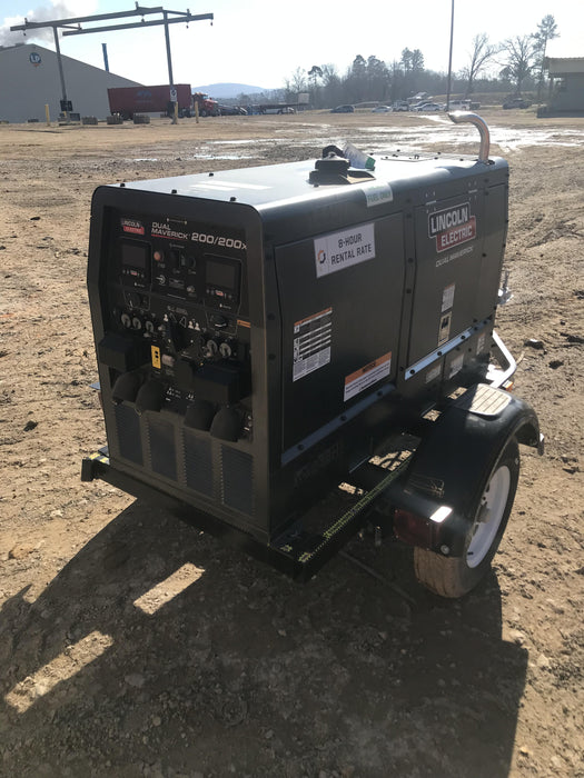 2021 Lincoln Electric Dual Maverick 200/200X Ready Pak 3 (includes trailer, cable rack, fender light kit)