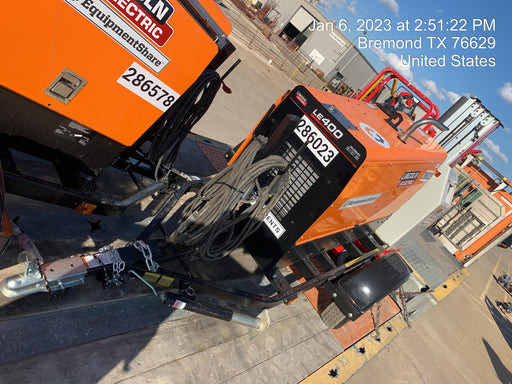 2022 Lincoln Electric LE400 Kubota V1505, Trlr, Cable Rack, Light Kit, ES Decals, T3