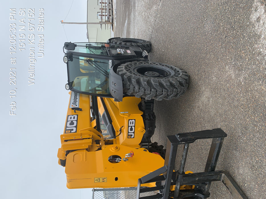 2020 JCB 509-42 Cab/Heat/Air, Solid Tires, Work Lights, Beacon, Aux Hydraulics, Back up Alarm, Lifting Eye, ES Decals