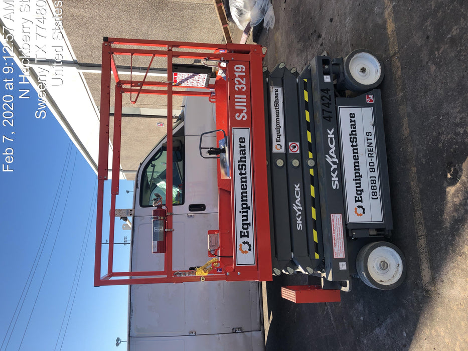 2019 Skyjack SJIII-3219 Standard Options, Trojan Batteries