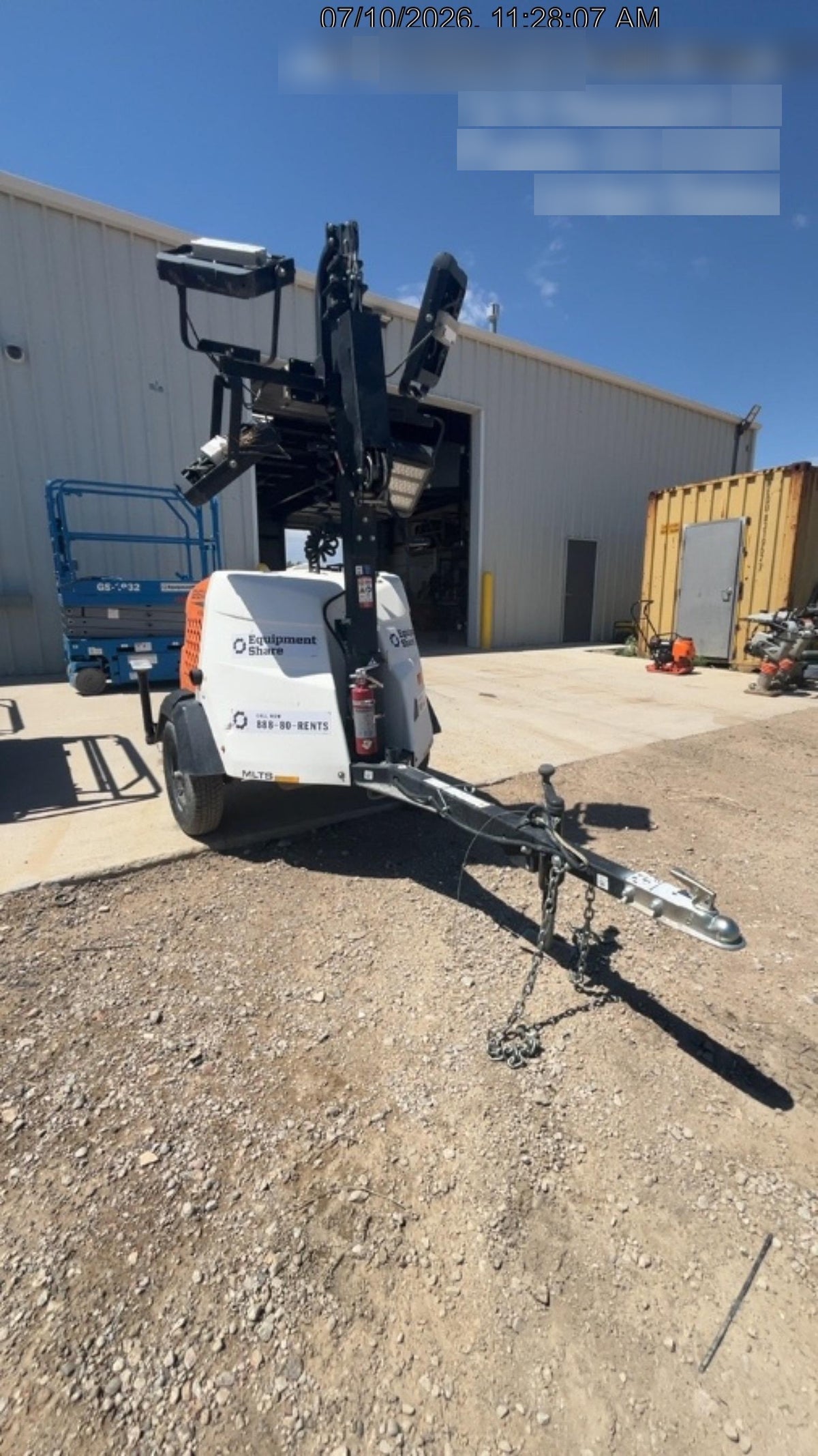 2023 Generac MLT2 Diesel, Flex Switch 120V Input, Powerzone Controller, 
(4) 320W LED Lights, 4kW Generator, 39.9 Gal Fuel Tank, 2" Ball, T3