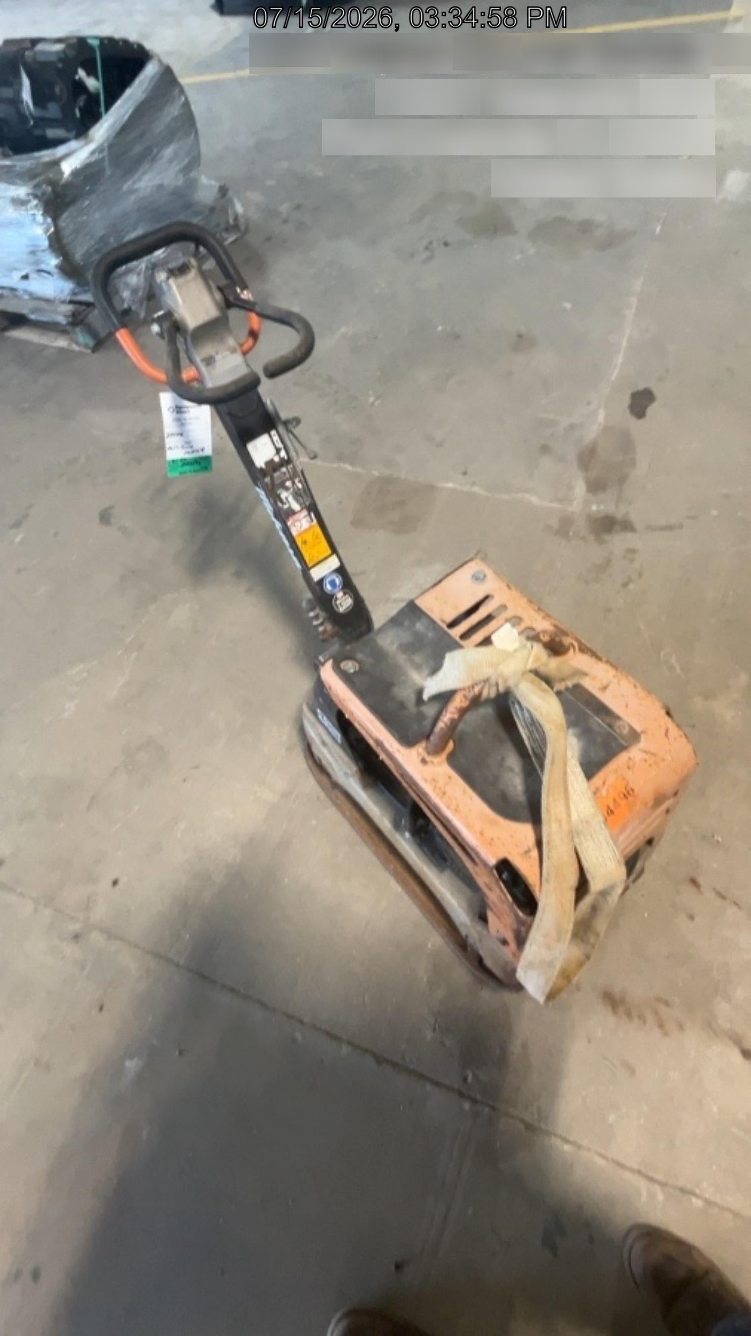 2022 Multiquip MVH158 Honda GX200, 17" Plate, Gas