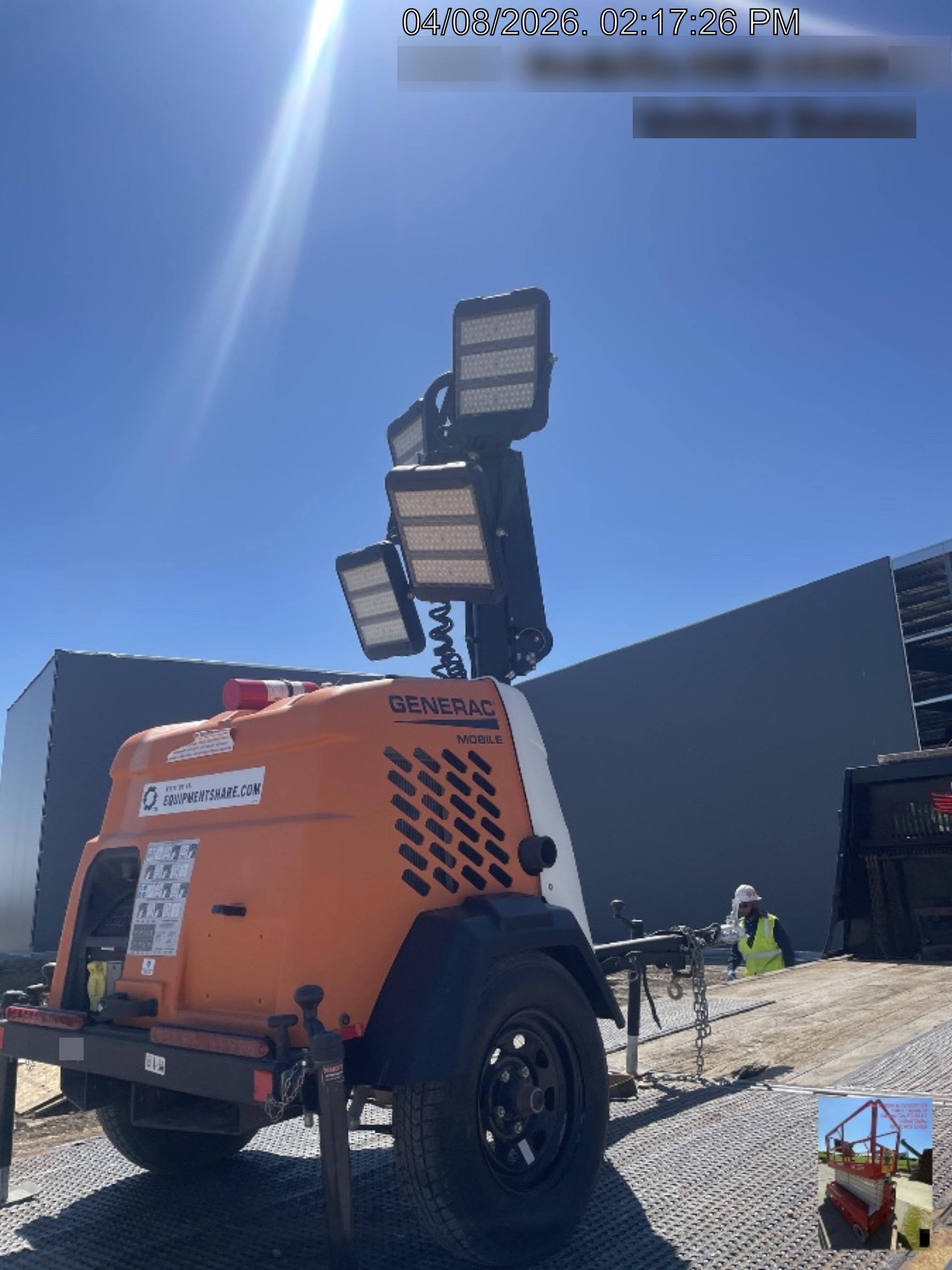 2023 Generac MLT2 Diesel, Flex Switch 120V Input, Powerzone Controller, (4) 320W LED Lights, 4kW Generator, 39.9 Gal Fuel Tank, 2" Ball, T3