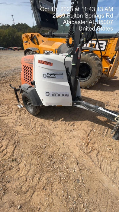 2023 Generac MLT2 Diesel, Flex Switch 120V Input, Powerzone Controller, (4) 320W LED Lights, 4kW Generator, 39.9 Gal Fuel Tank, 2" Ball, T3