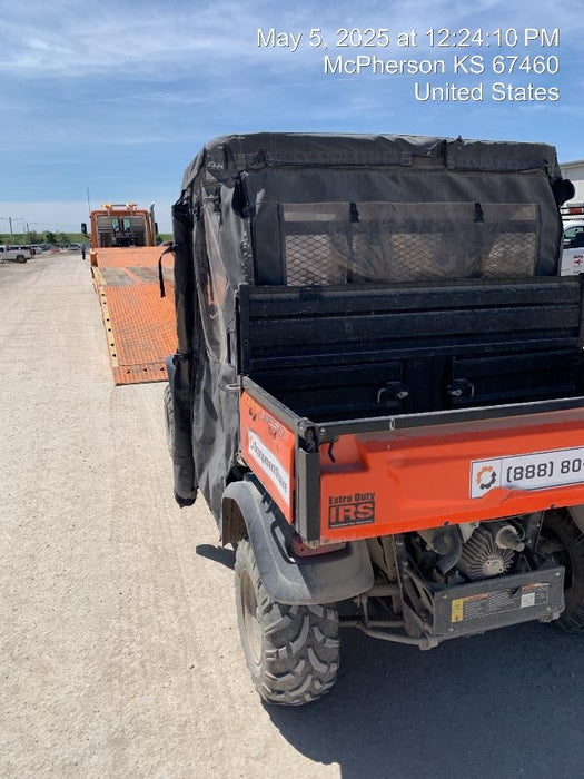 2021 Kubota RTV-X1140W-H Plastic Canopy, Windshield Acrylic Clear, LED Strobe Light, Wire Harness Kit, Back up Alarm