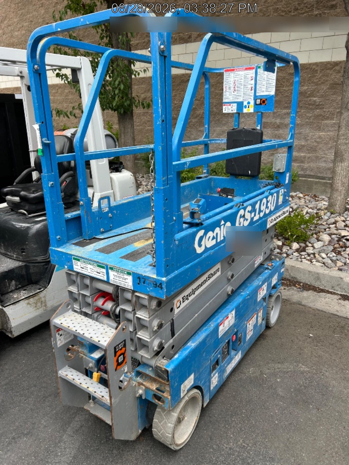 2018 Genie GS-1930 Genie GS-1930 w/Fixed Rail, Chain Entry