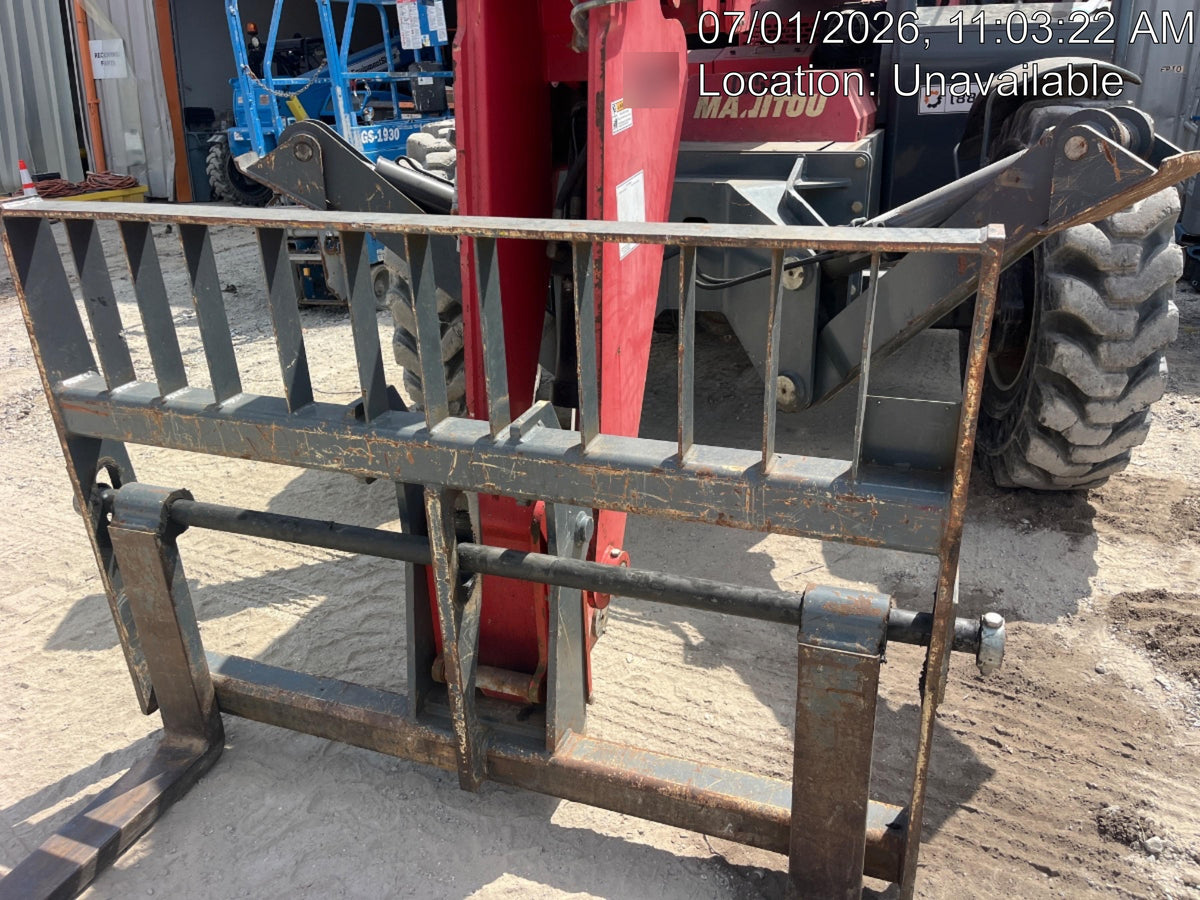2018 Manitou MTA10055 MTA10055 - 74 HP T4, Canopy, Worklights/Strobe, Beacon, 66" Carriage, 60" Forks, Solid Tires, Lift Hook, Aux Hydraulics