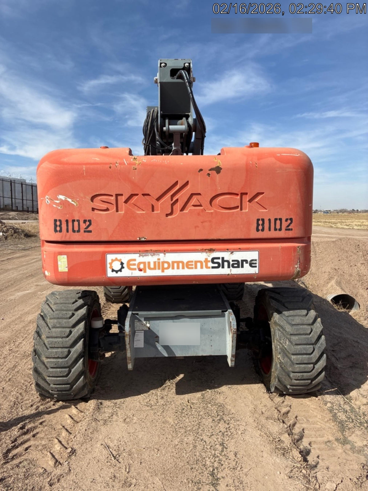 2018 SKYJACK SJ86T