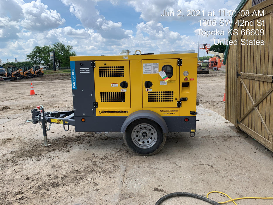 2021 ATLAS COPCO PAS 100 HF CS Enclosed