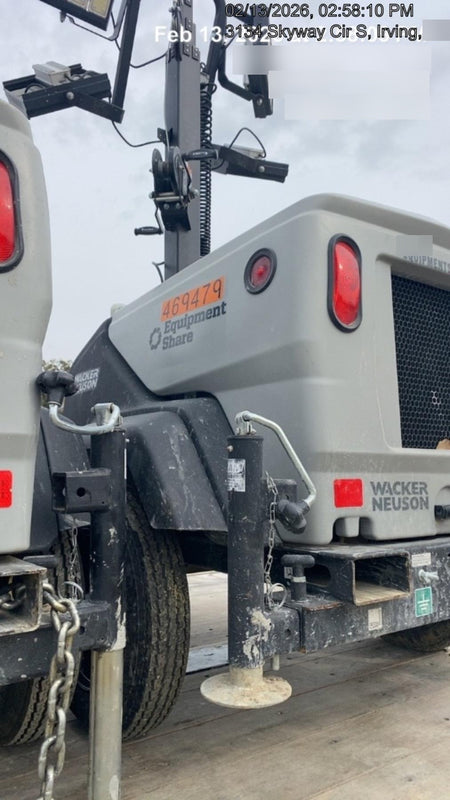 2024 Wacker Neuson LTT4 Diesel, Kohler KDW702, Deep Sea Controller, Auto Start, LED 320W, Bypass Outlet, T3