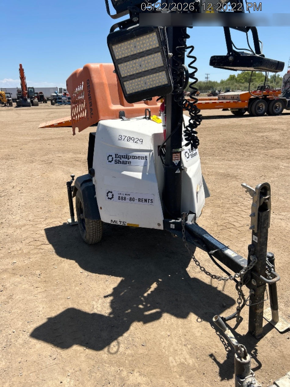 2023 Generac MLT2 Diesel, Flex Switch 120V Input, Powerzone Controller, 
(4) 320W LED Lights, 4kW Generator, 39.9 Gal Fuel Tank, 2" Ball, T3