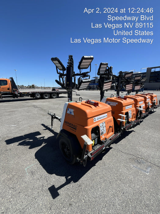 2023 Generac MLT2 Diesel, Flex Switch 120V Input, Powerzone Controller, 
(4) 320W LED Lights, 4kW Generator, 39.9 Gal Fuel Tank, 2" Ball, T3