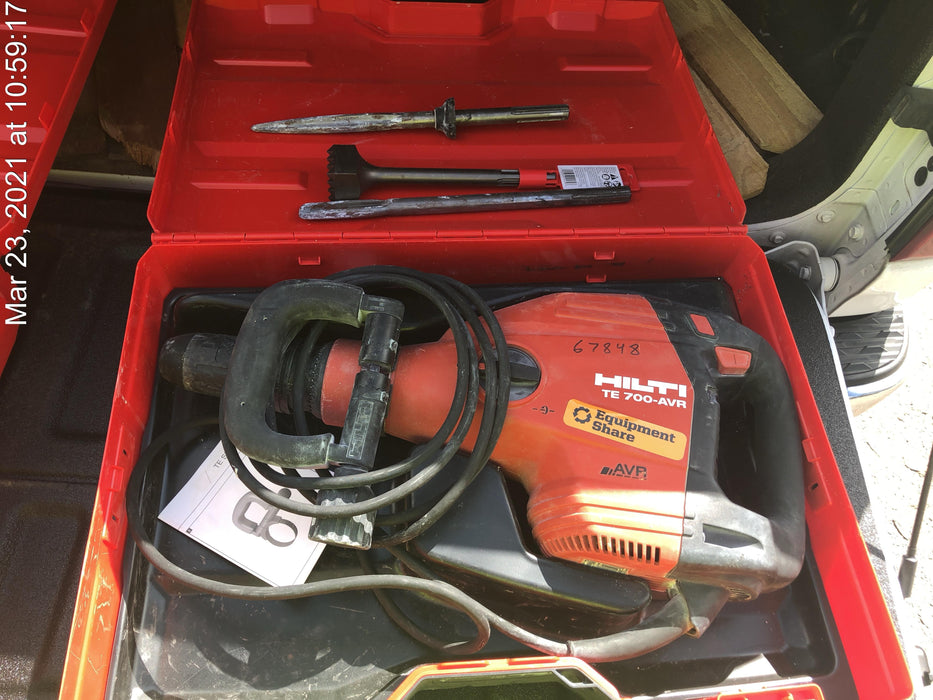 2020 HILTI TE 700-AVR
